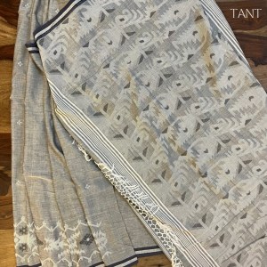Grey Khadi Jamdani